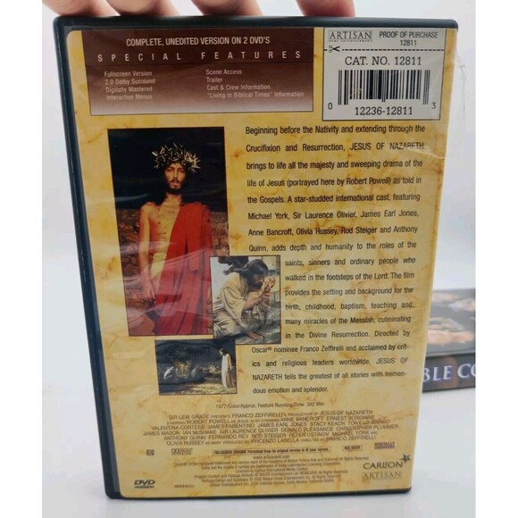The Bible Collection 4 DVD Set & Jesus Of Nazareth Lot Of 2 Religious Dvds - Picture 5 of 16